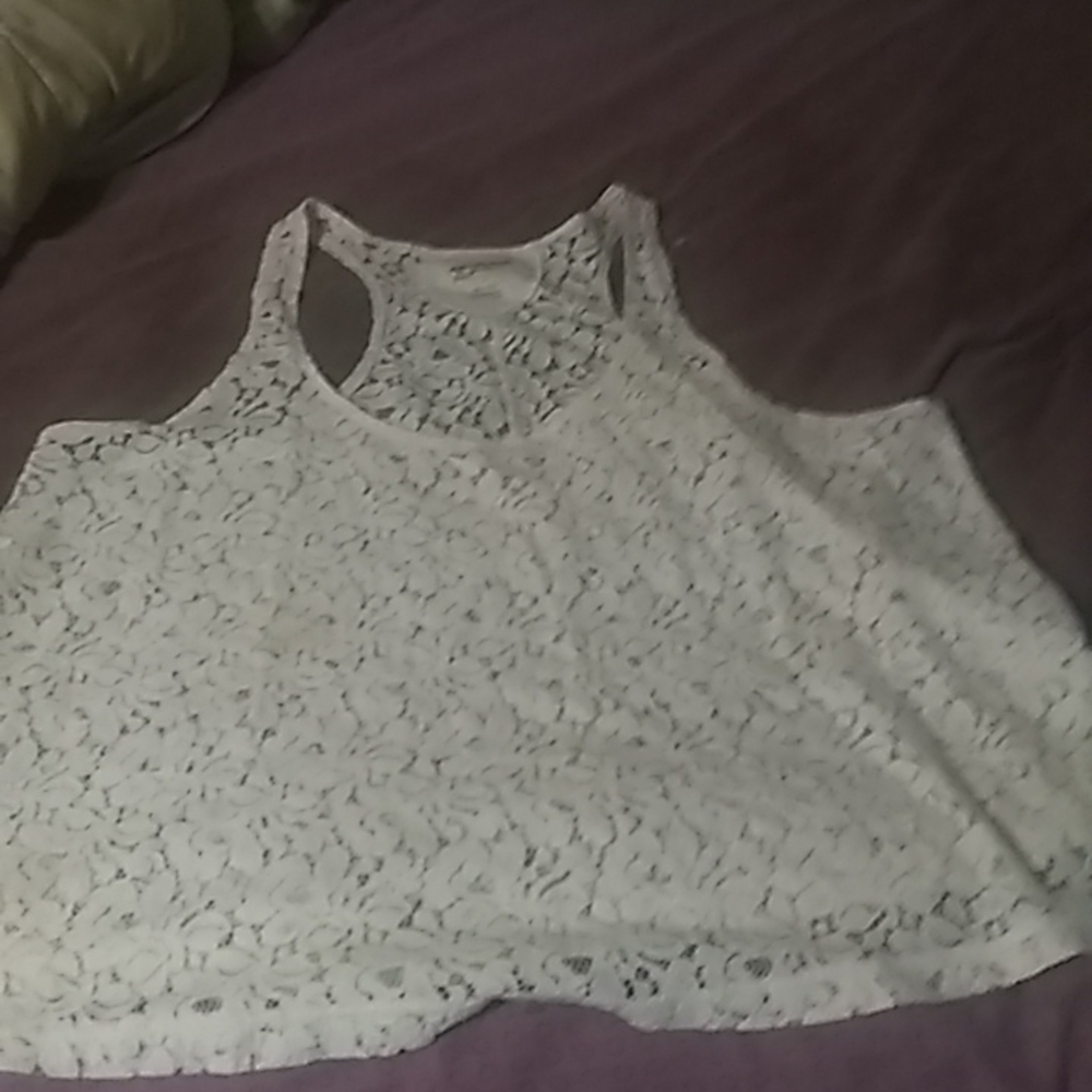 Lace tank top